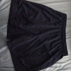 Navy blue basketball shorts